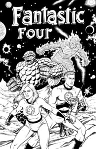 Fantastic Four with Hand-drawn Logo