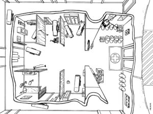 Atlas Games Feng Shui Game Screen Emergency Room Map