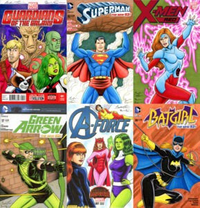 Examples of sketch covers.