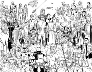 Star Wars 2-Page Spread Heroes